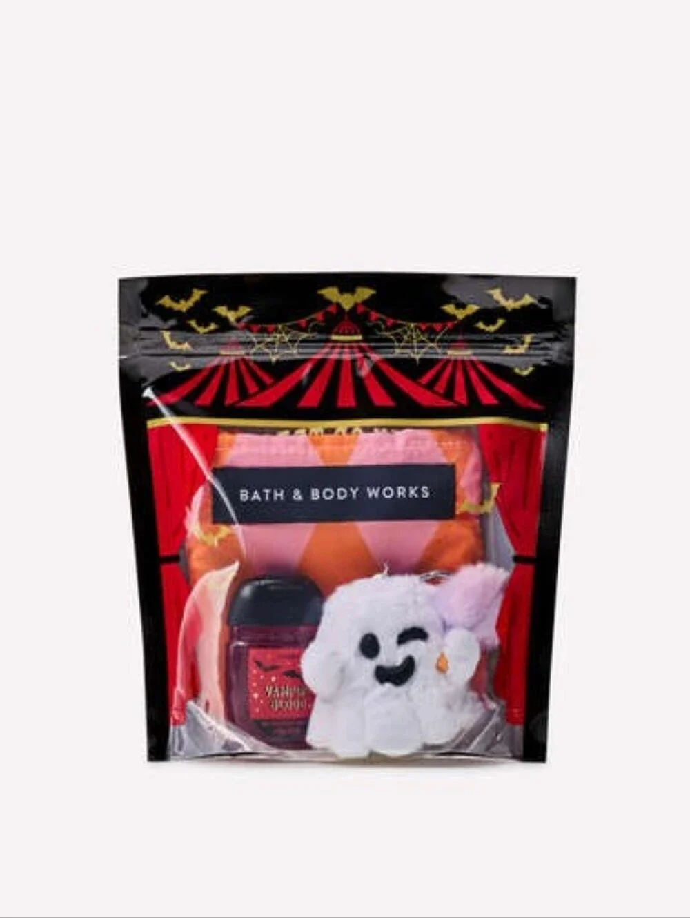 Bath & Body Works Halloween Trick Or Treat Gift Set GHOST PocketBac Holder NWT